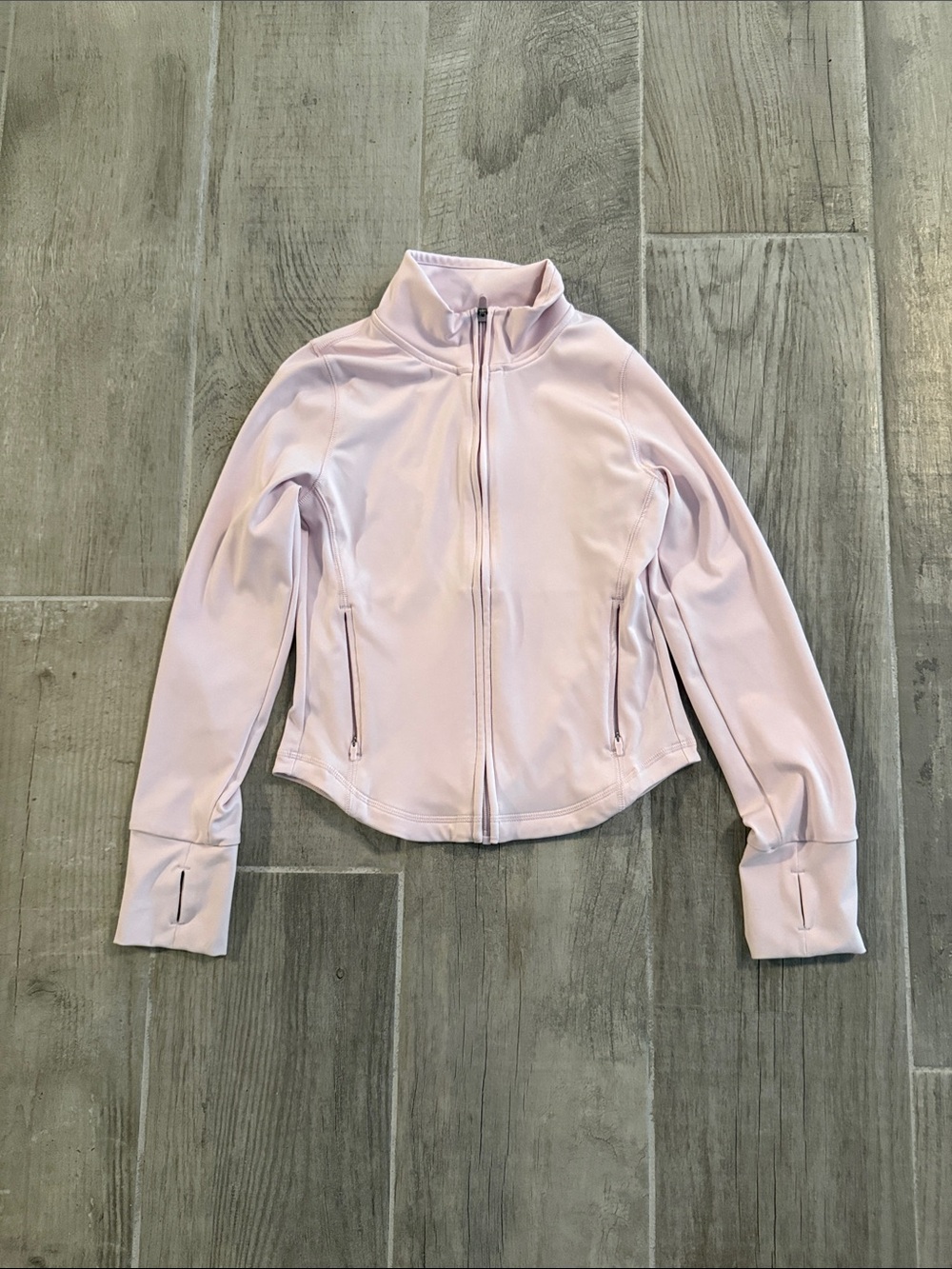 abercrombie kids Light Pink Full-Zip Active Jacket